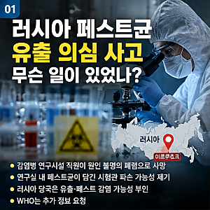 러시아 페스트균 유출 의심 사고 정리…페스트 증상·감염경로·예방수칙 총정리
