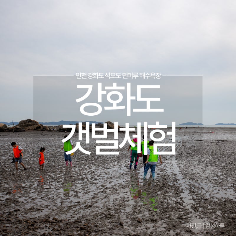 강화도 갯벌체험 민머루 인천 석모도 갯벌체험장 해수욕장 해변 물때 해루질