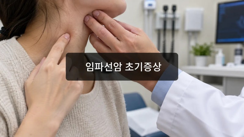 임파선암 초기증상, 아프지 않은 목 멍울이 더 무서운 이유
