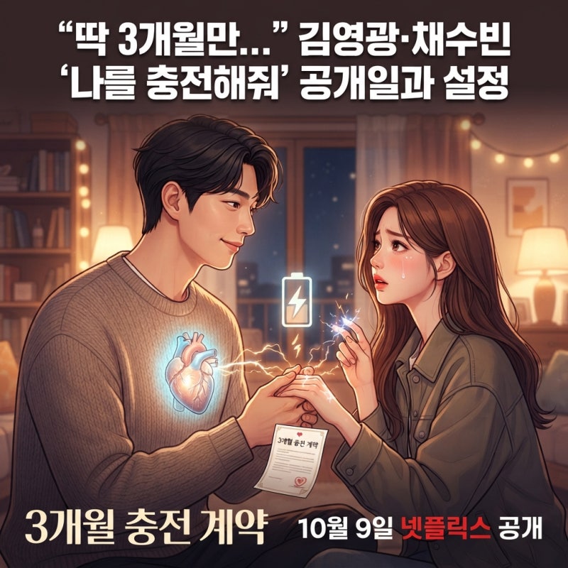 “딱 3개월만…” 김영광·채수빈 ‘나를 충전해줘’ 공개일과 설정