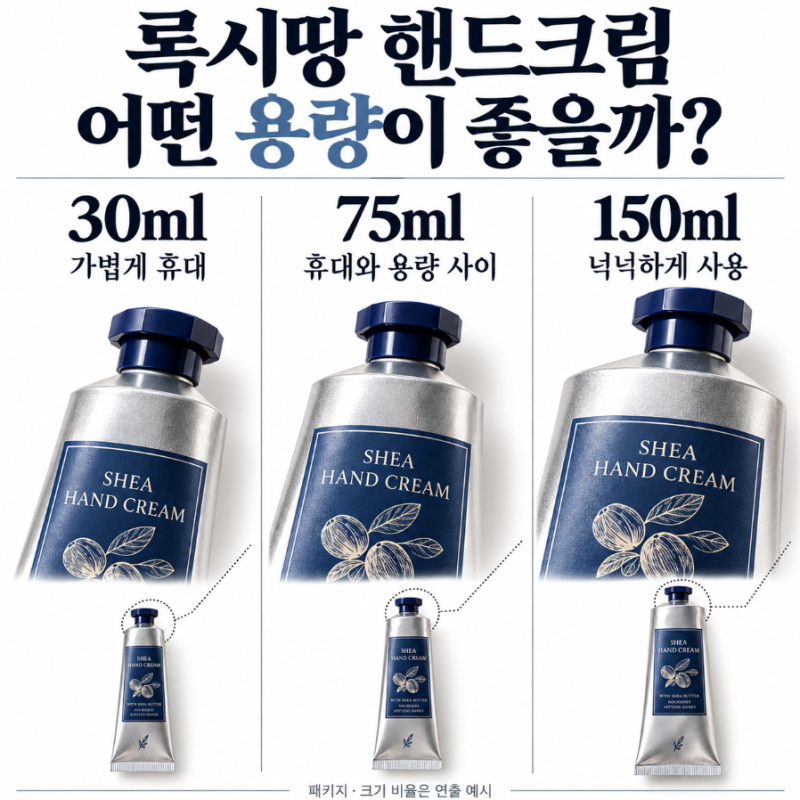 록시땅 핸드크림, 큰 걸 사면 무조건 이득일까? 43,000원 가격 차이의 반전
