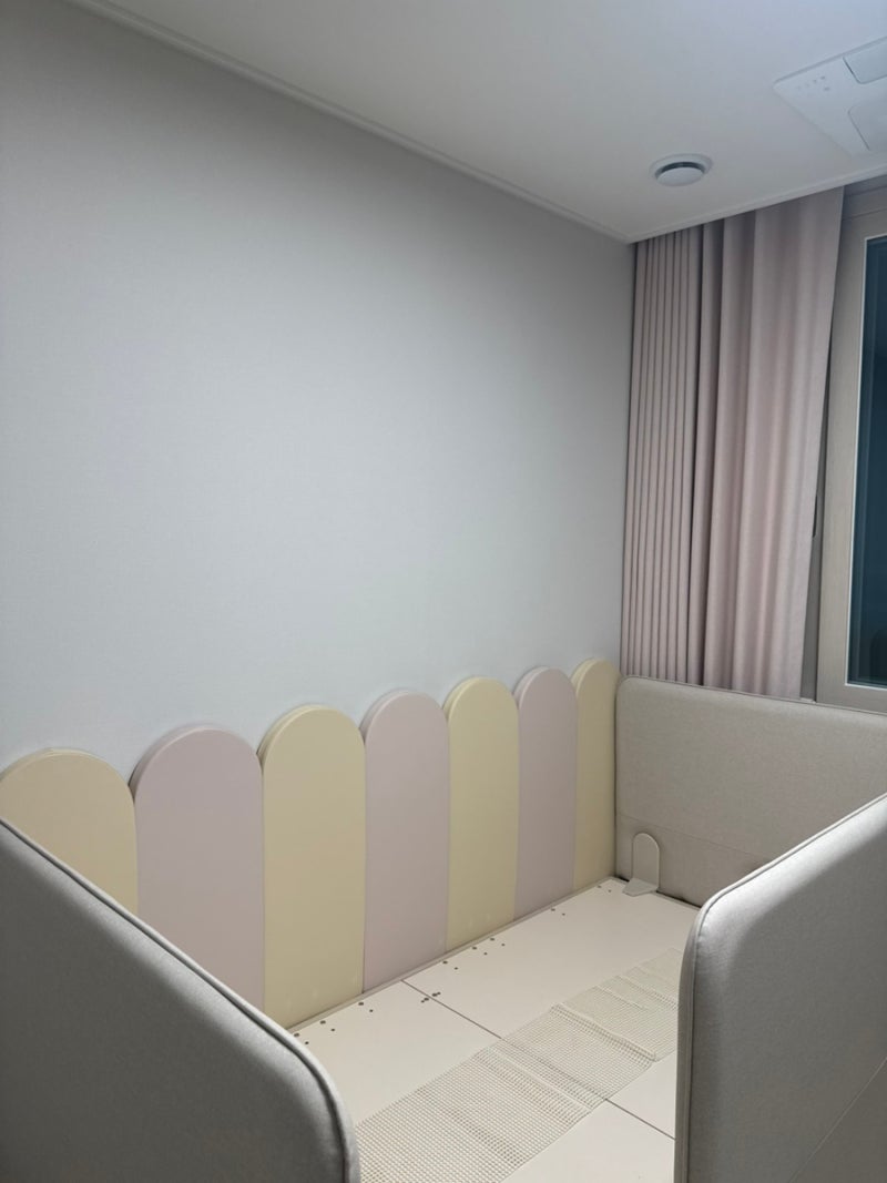 아기방 꾸미기｜일룸 쿠시노 아기침대·수납장 설치 후기