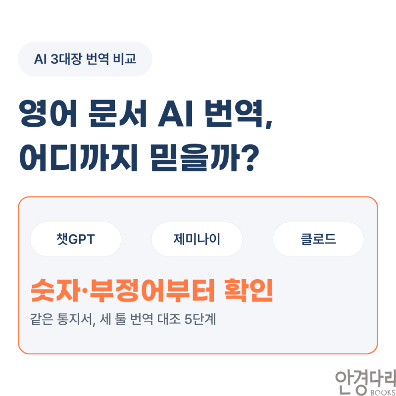 직장인 필수, 영어 문서 AI로 번역하는 법 — 챗GPT·제미나이·클로드 번역 비교 5단계 (2026 최....