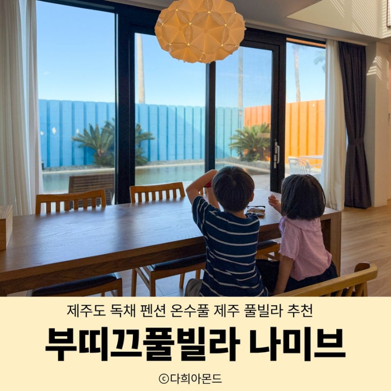 제주도 독채 펜션 온수풀 제주 풀빌라 추천 부띠끄풀빌라 나미브