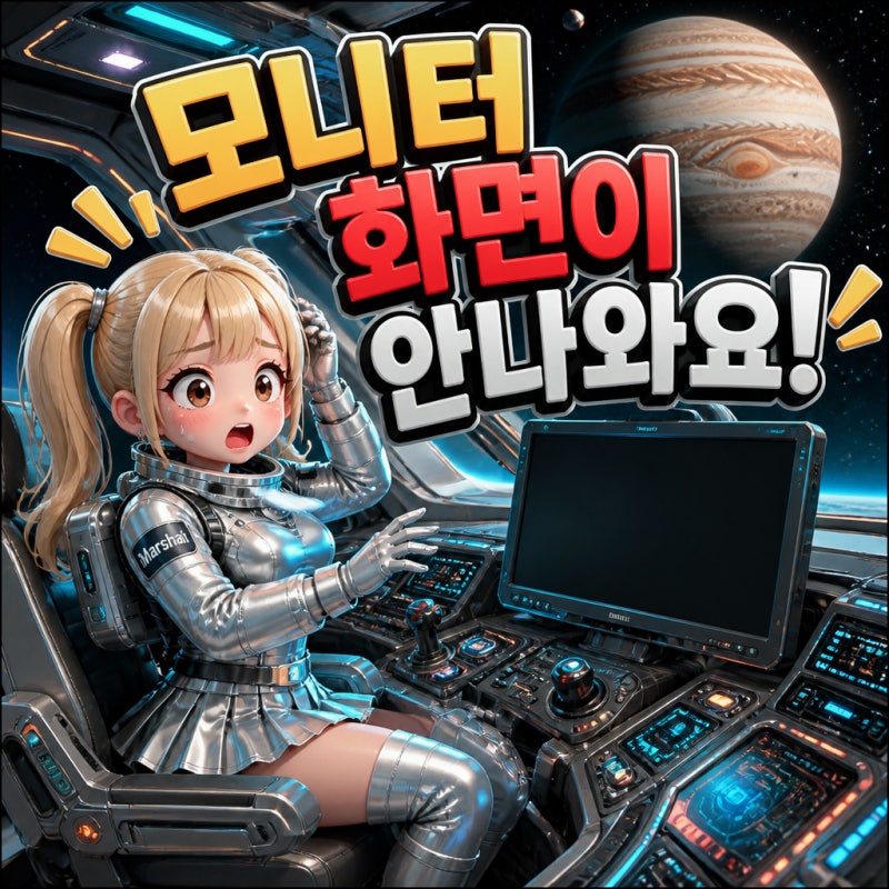 컴퓨터 모니터 화면이 안나와요! 고장 원인과 해결방법 5단계