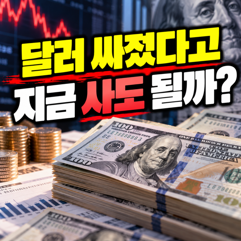 “환율 1,300원대인데 지금 사도 될까?” 미국 달러 환율 전망의 변수