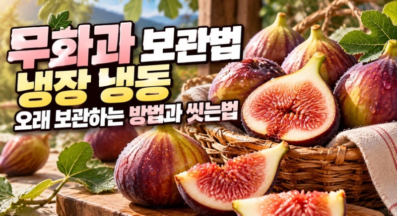무화과 보관법 냉장 냉동 오래 보관하는 방법과 씻는법