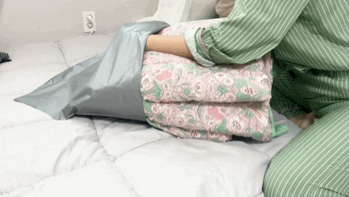 이불보관봉투 간절기 이불 정리부터 물품 보관까지! 생각보다 활용도 높은 대형 비닐봉투
