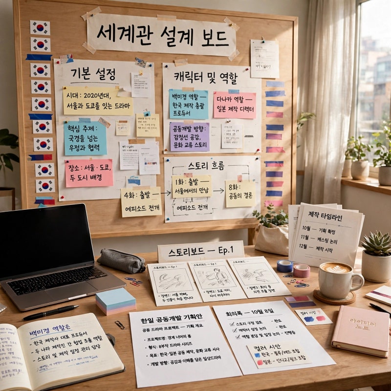 백미경 한일 드라마 크리에이터, 공동 개발에서 맡은 역할은
