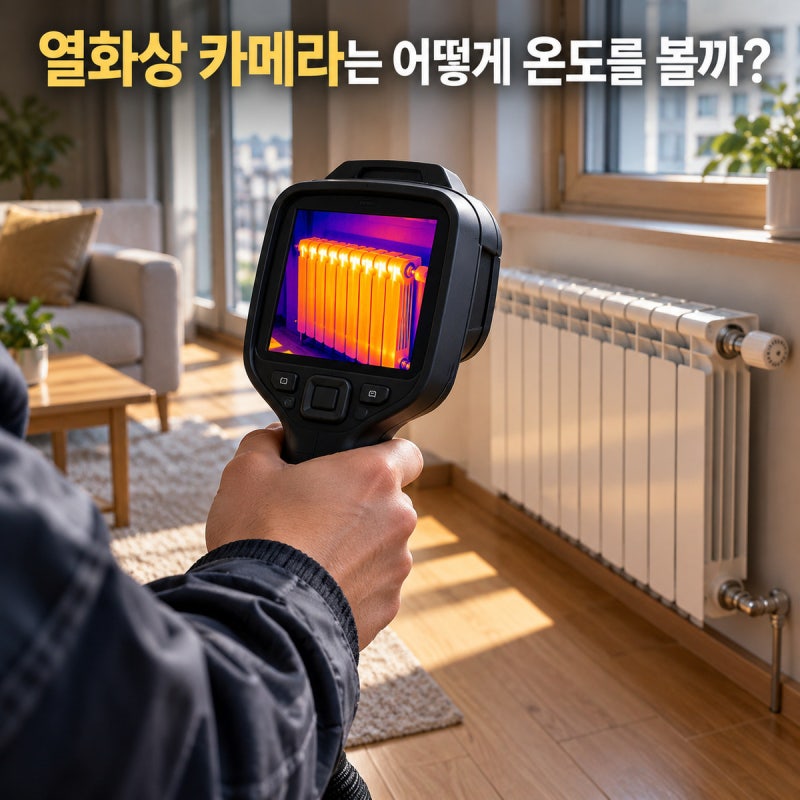 열화상 카메라의 원리, 적외선이 온도 영상이 되기까지