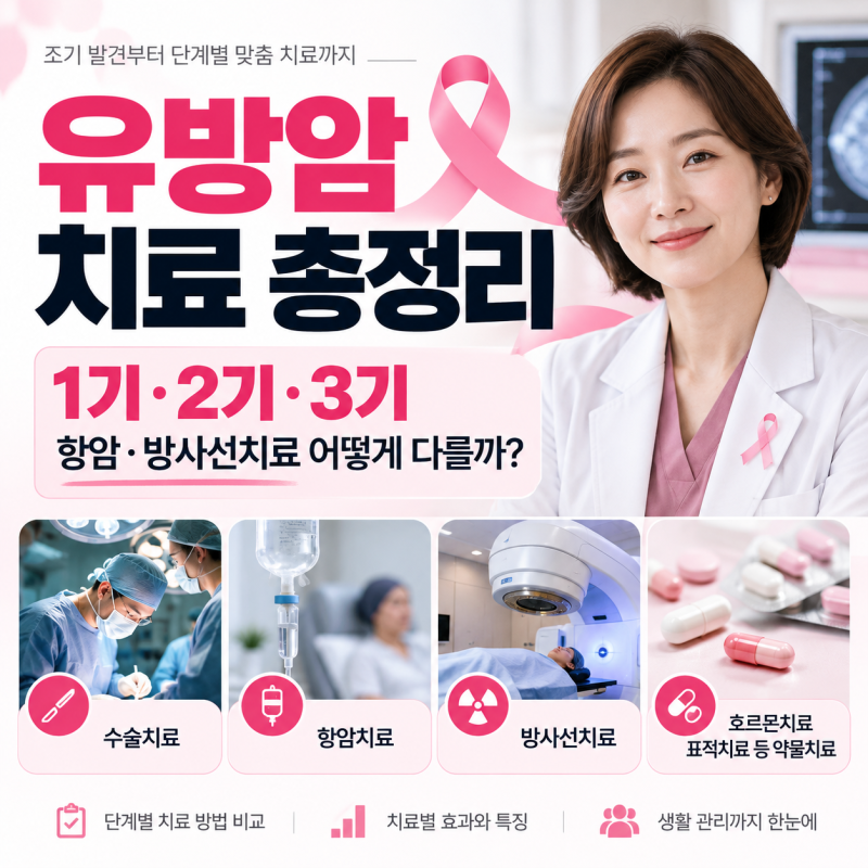 유방암 기수에 따라 항암치료와 방사선 치료가 달라지는지 궁굼해요.'는 어때?