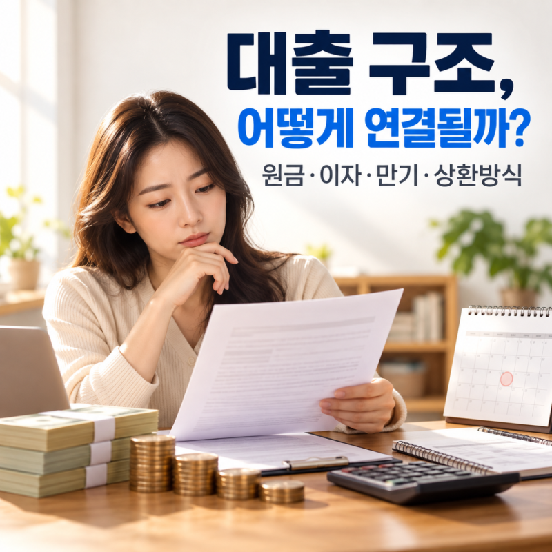 대출 뜻, 원금·이자·만기·상환방식은 어떻게 연결될까?