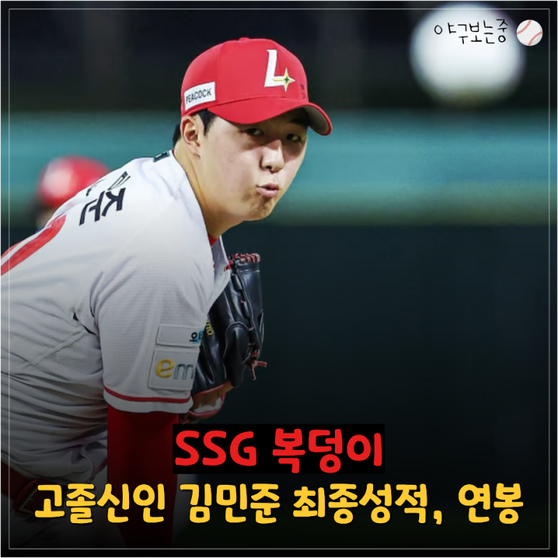 "내년 SSG 진짜 무섭겠는데?" 고졸 신인 김민준 9승 피날레…올해 연봉·성적 봤더니