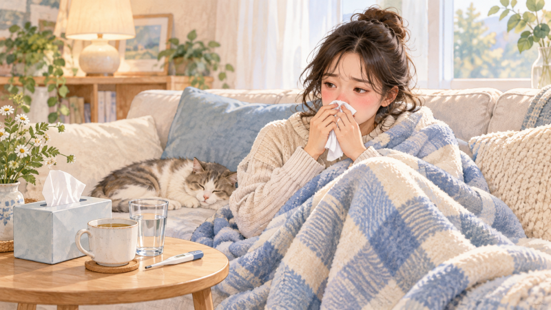 감기와 독감, 영어로 어떻게 말할까요?｜cold와 flu의 차이