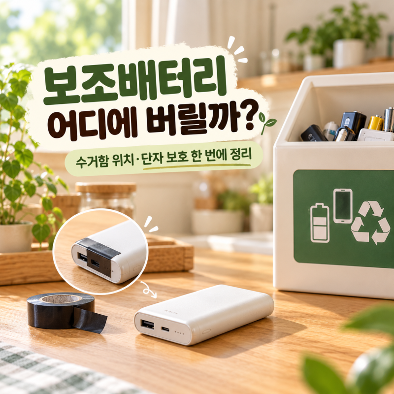 보조배터리 버리는 방법, 수거함 위치와 처리법