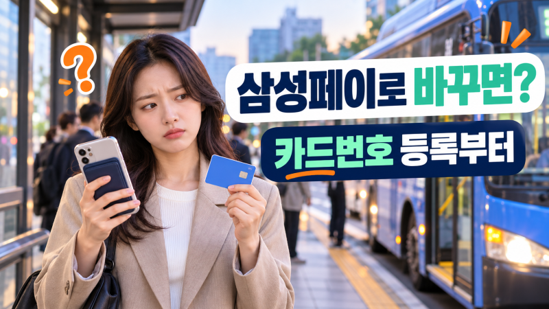 삼성페이로 K패스 바꾸면 환급 누락? 카드번호부터 확인