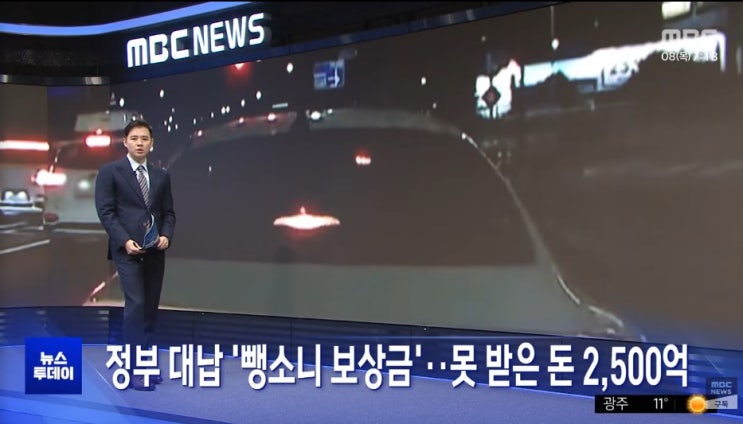 정부 대납 '뺑소니 보상금'‥못 받은 돈 2,500억 [mbcNEWS]