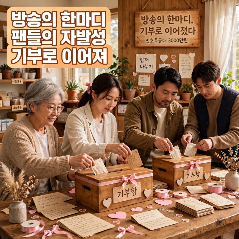 장민호 한마디 뒤 민호특공대 3000만원 기부, 확인된 흐름