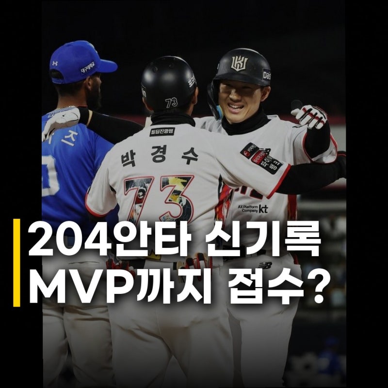 최원준 204안타 KBO 신기록, MVP 경쟁 판도까지 흔들다