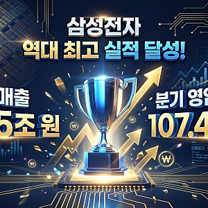 국내 기업 최초 분기 영업익 100조 시대, 삼성전자가 써낸 역사