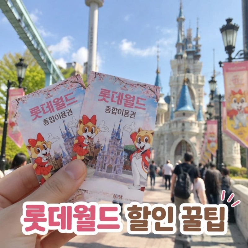 롯데월드 할인 방법 자유이용권 싸게 예매하는 법과 주차까지 정리