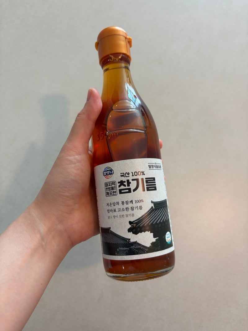 참맛나참기름 저온압착 생 들기름 350ml 후기
