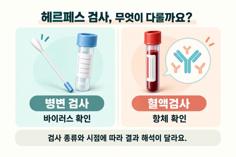 헤르페스 2형 초기증상, 생식기 물집이 생겼다면? 검사와 치료