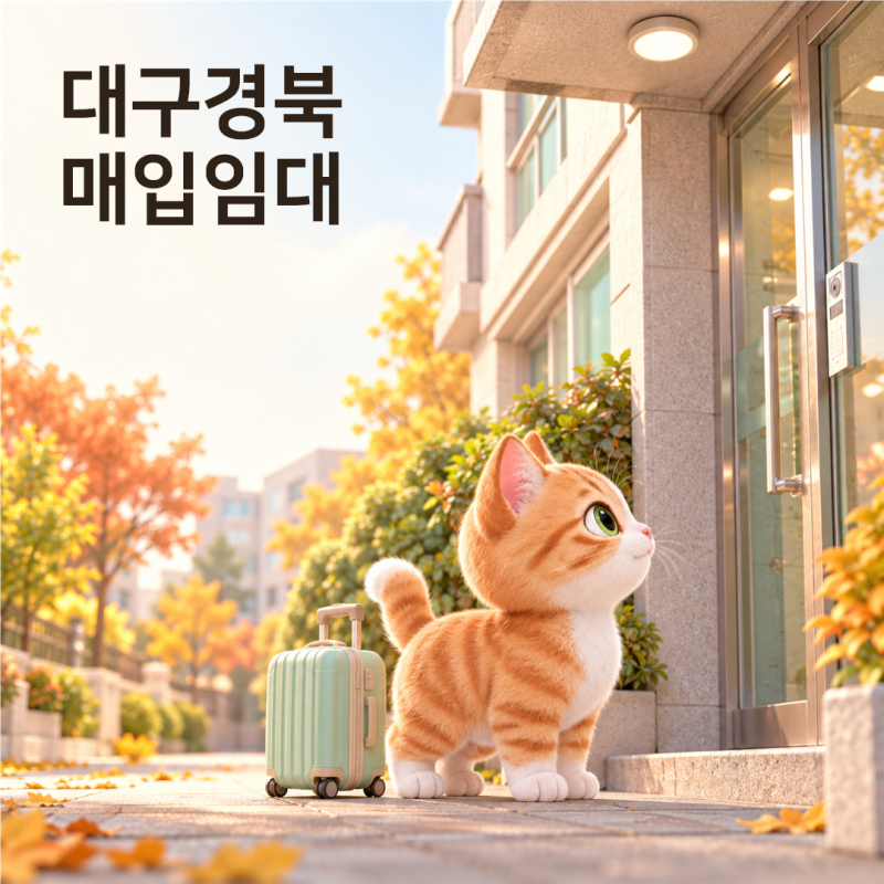[대구경북 기존주택 매입임대] 565호, 1순위 우선 접수는 10월 19일부터