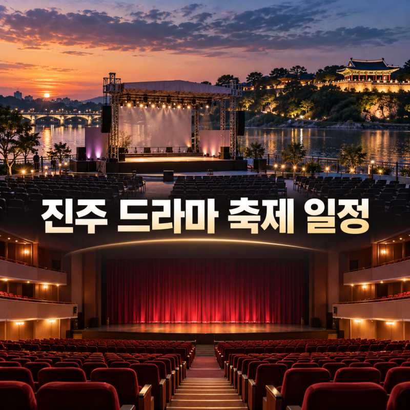 10일.. 진주 코리아드라마페스티벌 일정 정리