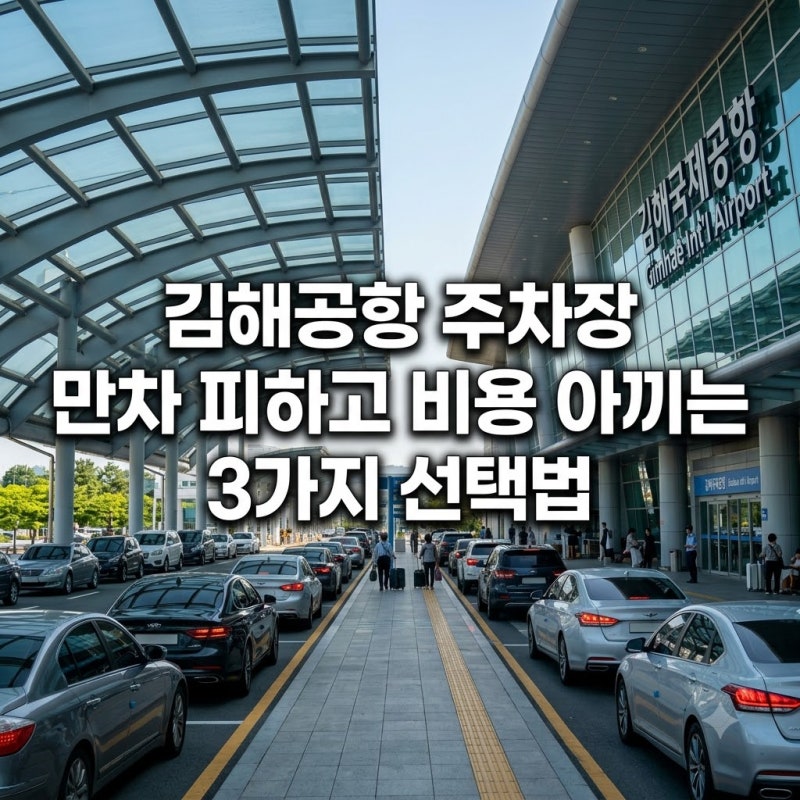 김해공항 주차장 만차 피하고 비용 아끼는 3가지 선택법