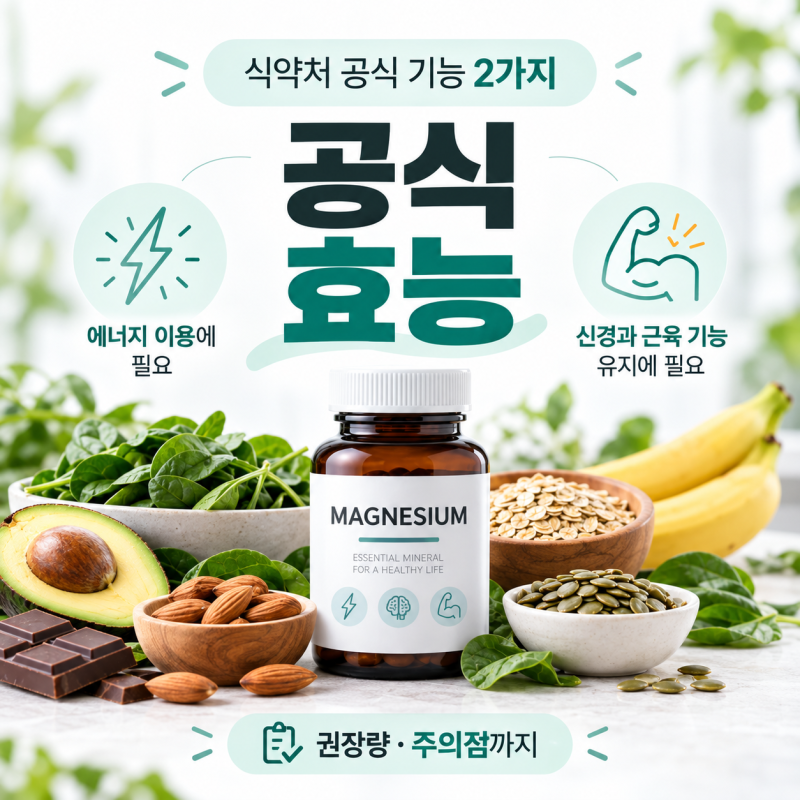 "마그네슘 효능" 수면에 좋다더니? 12건의 임상시험이 보여준 반전