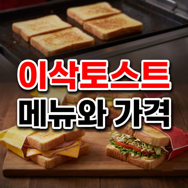 이삭토스트 메뉴 가격, 칼로리 총정리 (+세트, 잼)