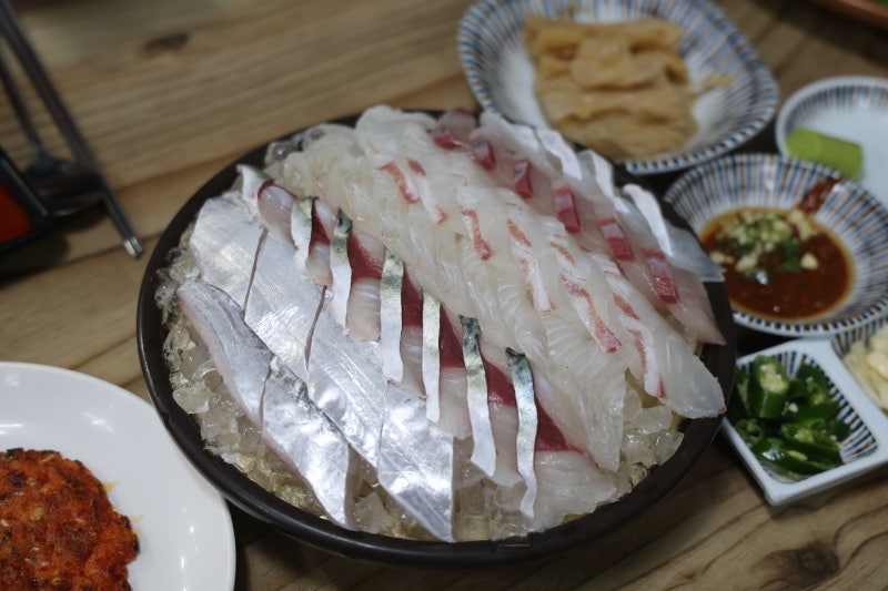 제주 서귀포 올레시장횟집 추천, 소린이네횟집 모듬회