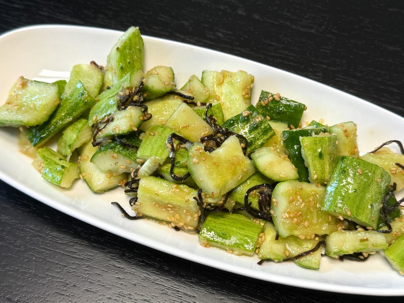 오이 시오콘부 무침 | 오이탕탕이 염장다시마 반찬 초간단 유행 요리 레시피