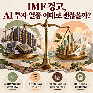 IMF 경고, AI 투자 열풍 이대로 괜찮을까?
