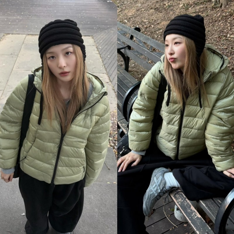 레드벨벳 슬기는 경량패딩 코디도 잘함!