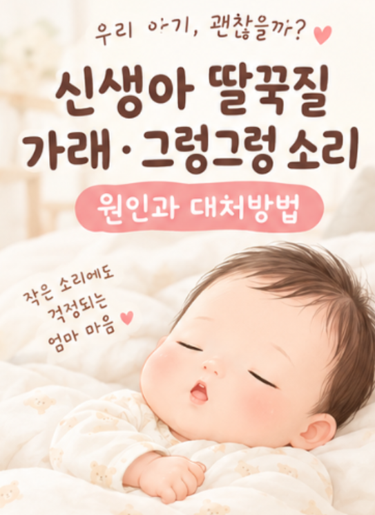 신생아 딸꾹질, 가래처럼 그렁그렁 소리 괜찮을까? 밤마다 검색해서 알아낸 원인과 대처방법