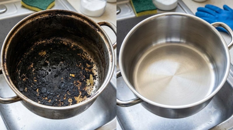새까맣게 탄 냄비 닦는 법, 철수세미 없이 '이것' 끓여 복구하는 노하우