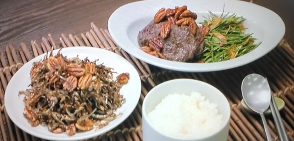 알토란 정미경 피칸멸치볶음 만드는법 피칸떡갈비 만들기 614회 레시피 반찬백화점한상 안성....