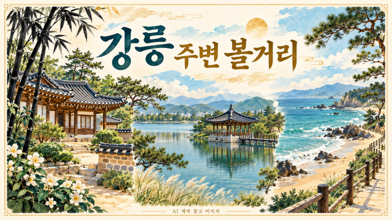 강릉 가볼 만한 곳 총정리｜바다·맛집·카페 당일치기 코스와 KTX·주차 팁