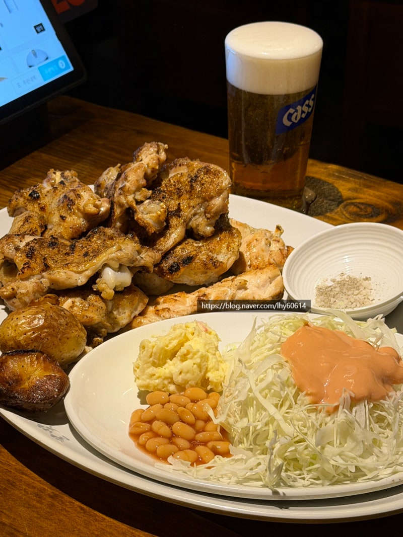 판교 치킨 야장 달맞이광장바베큐 판교아브뉴프랑점(평일 웨이팅 후기)