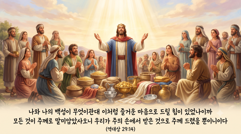 [생명의말씀선교회] 묵상 다윗은 어떻게 기쁘게 드렸는가?