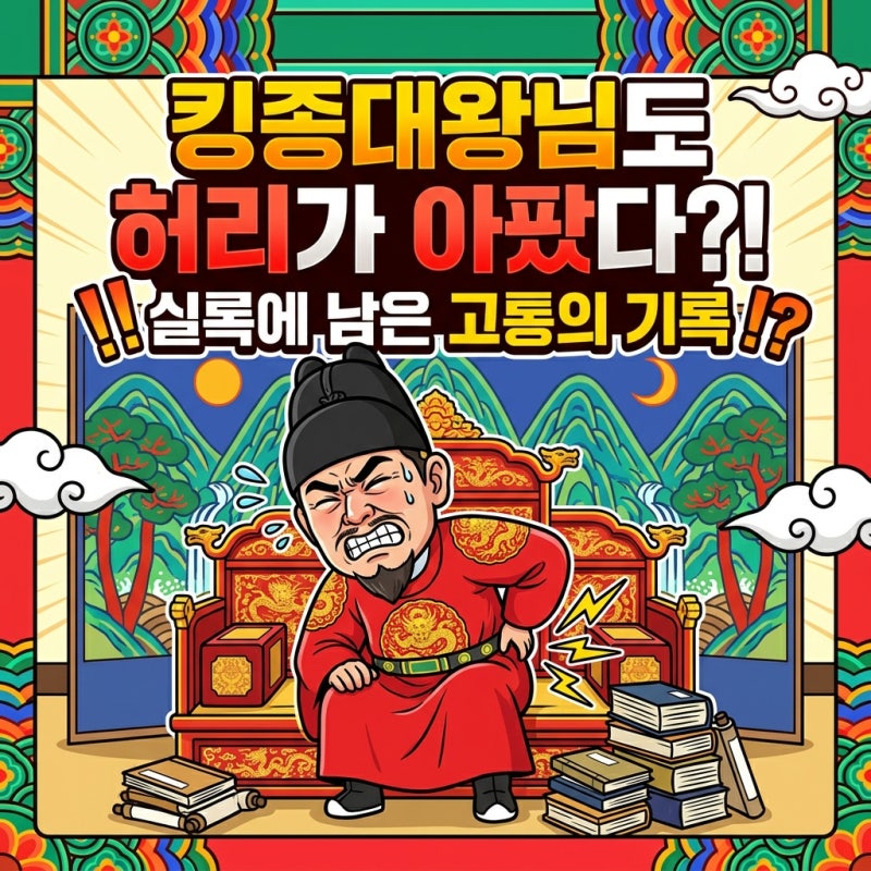 세종대왕도 허리가 아팠대요, 허리디스크 vs 강직성 척추염 증상 스트레칭