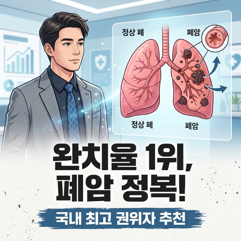 폐암 사망률 1위의 역설, 2026년 최신 통계로 본 완치율 변화와 국내 명의 리스트