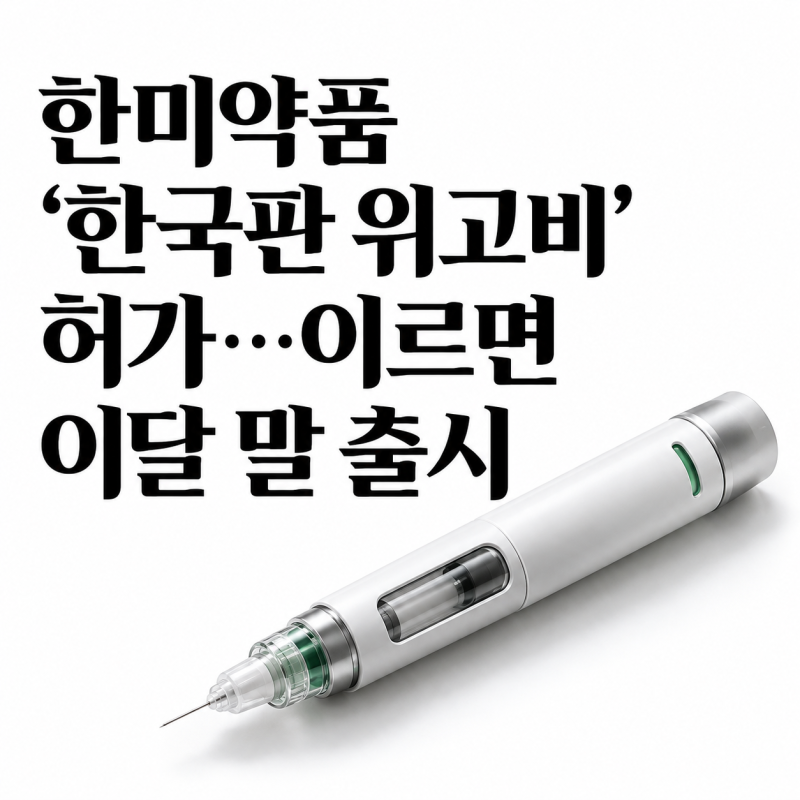 돈이 보이는 경제신문 한미약품 ‘한국판 위고비’ 허가…이르면 이달 말 출시