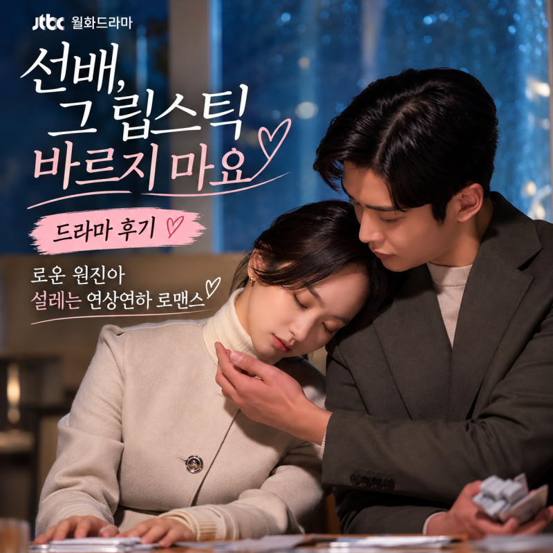 선배 그 립스틱 바르지 마요 후기, 로운 원진아 설레는 연상연하 로맨스
