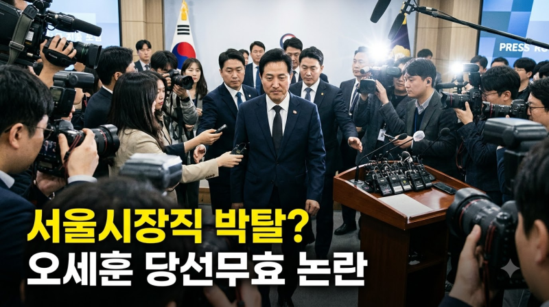 "서울시장직 박탈?" 오세훈 당선무효 논란, 지금 당장 알아야 할 팩트체크