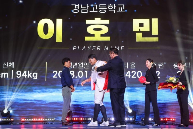 KIA 이호민 계약금 3억5000만원…다른 1라운더보다 1억 더 준 이유는?