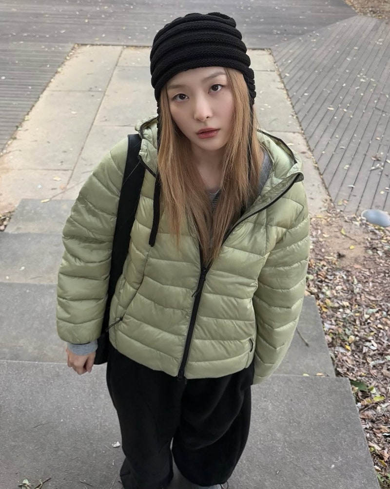 슬기 패딩 코디, 탑텐 제품?! 겨울 데일리룩으로 딱 좋은 꾸안꾸 스타일
