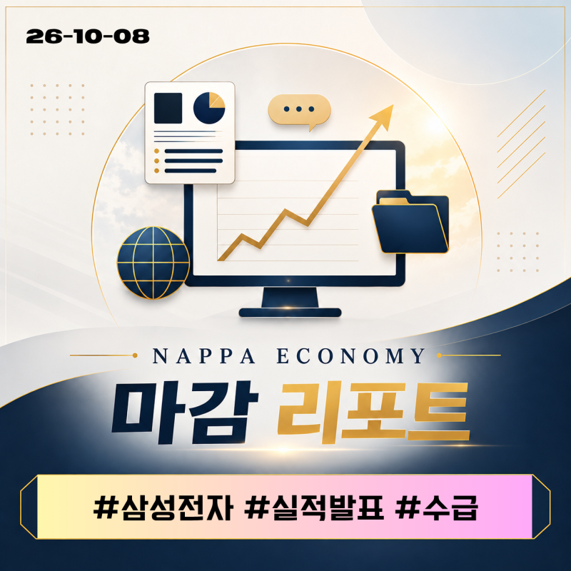 [마감 리포트] 26/10/8 삼성전자의 역대급 실적에도 셀온, 하락하는 국내증시 어째서인가?
